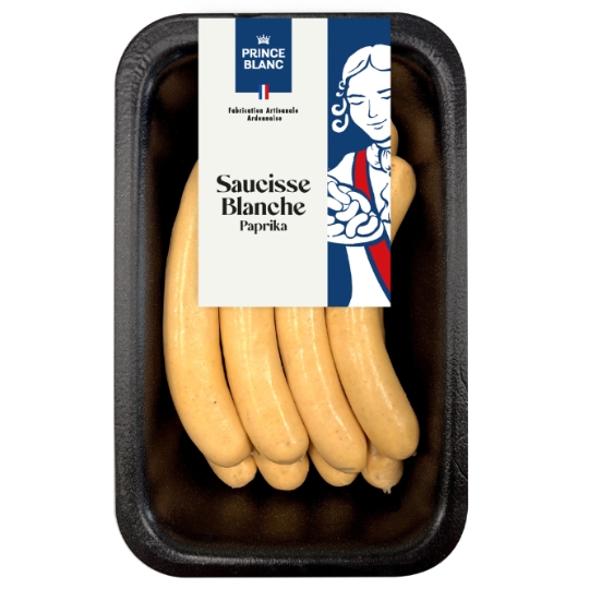 Saucisse Blanche Paprika PRINCE BLANC