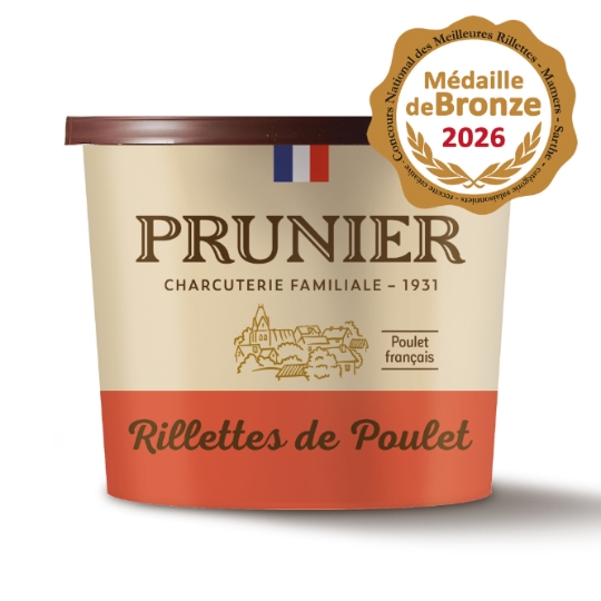 Rillettes de Poulet Poulet Français PRUNIER