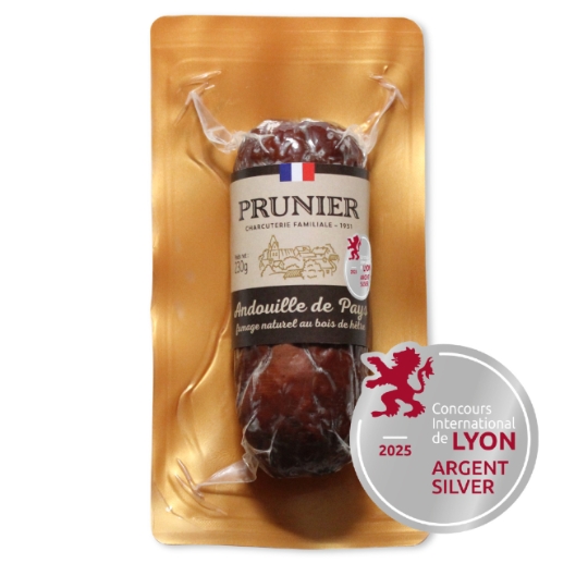 Andouille de Pays Fumage Naturel au Bois de Hêtre PRUNIER