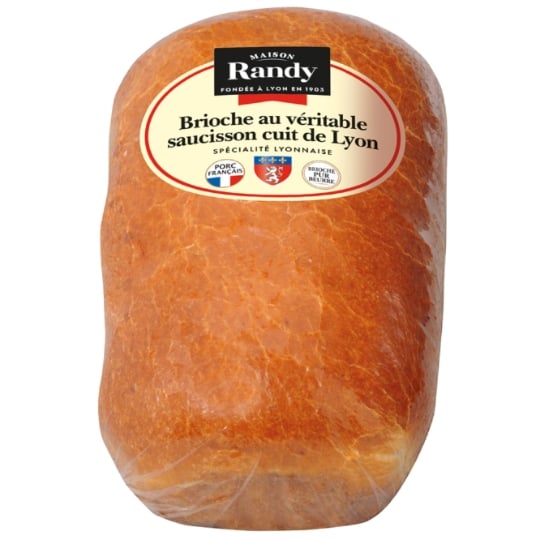 Brioche au véritable saucisson cuit de Lyon RANDY