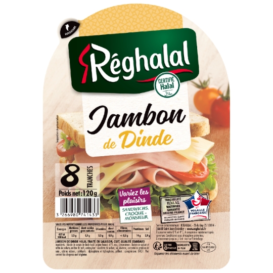 Jambon de dinde halal REGHALAL