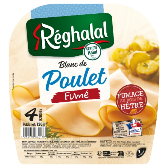 Blanc de poulet fumé halal REGHALAL