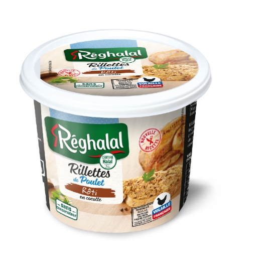 Rillettes de poulet rôti halal REGHALAL