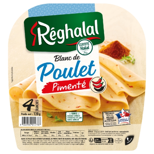 Blanc de Poulet Pimenté Halal REGHALAL