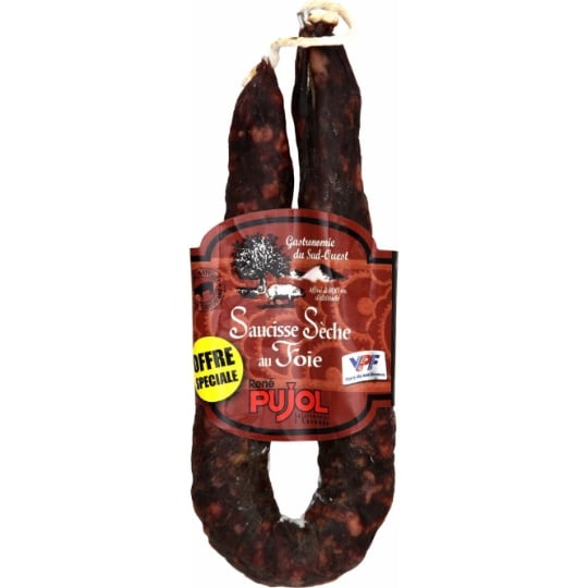 Saucisse Sèche au Foie RENE PUJOL