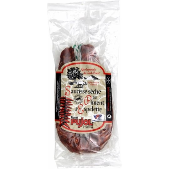 Saucisse Sèche Piment d'Espelette RENE PUJOL