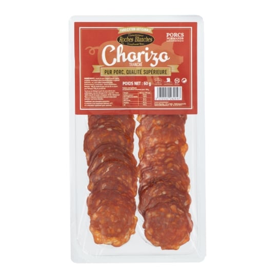 Chorizo Tranché Pur Porc ROCHES BLANCHES