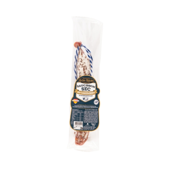Saucisson Sec au Camembert AOP ROCHES BLANCHES