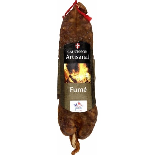 Saucisson Sec Fumé Pur Porc SALAISONS DEBROAS
