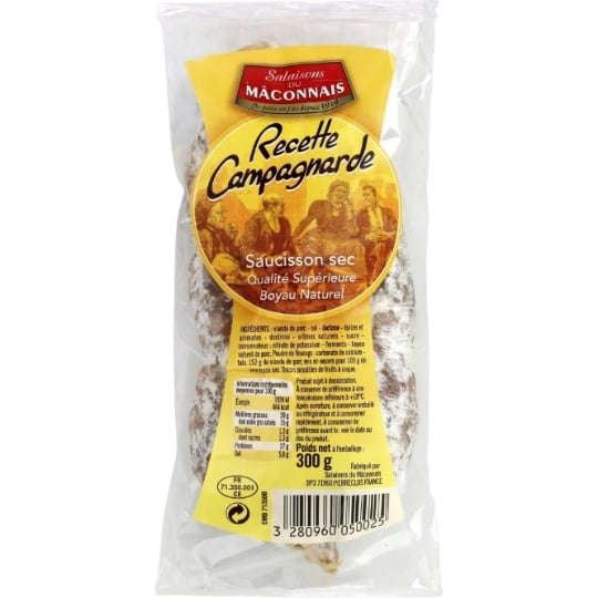 Saucisson Sec Campagnard SALAISONS DU MACONNAIS