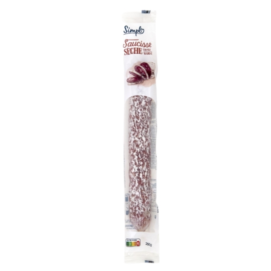 Saucisse Sèche Pur Porc SIMPL