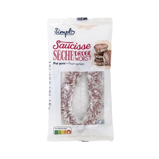 Saucisse Sèche Pur Porc SIMPL