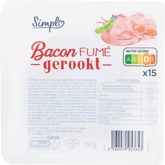 Bacon Fumé SIMPL