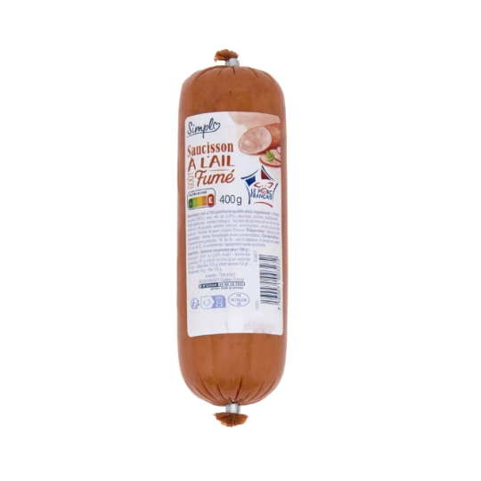Saucisson à l'Ail Goût Fumé SIMPL
