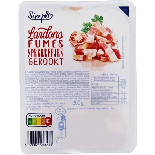 Lardons fumés SIMPL