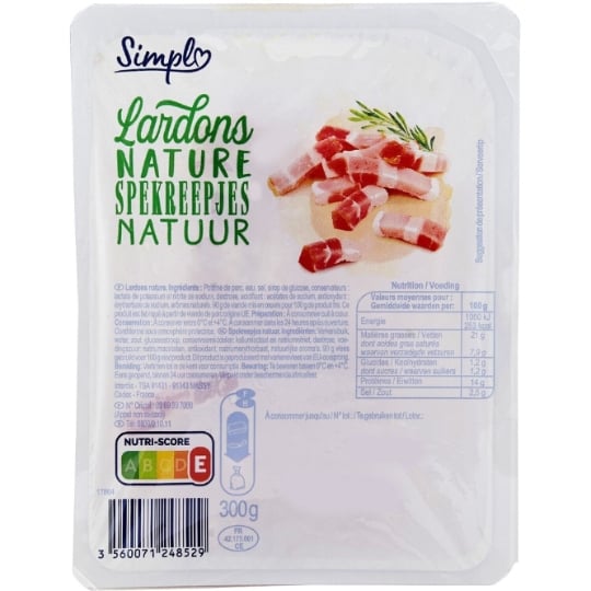 Lardons nature SIMPL
