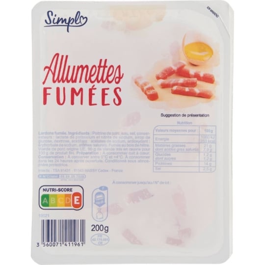 Allumettes fumées SIMPL