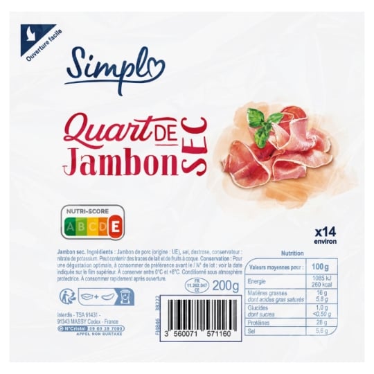 Jambon Sec SIMPL