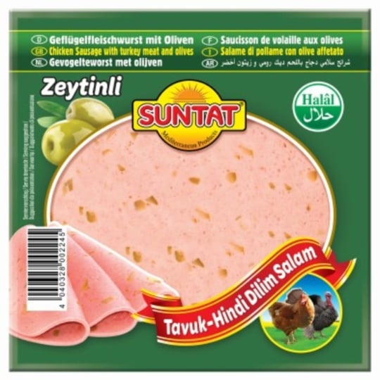 Salami de Volaille aux Olives Halal SUNTAT