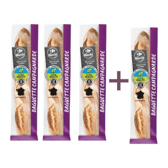 Baguette de Campagne FILIERE QUALITE CARREFOUR