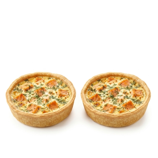 Mini Tartes au Saumon et à l'Aneth
