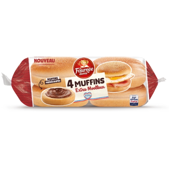 Muffins Extra Moelleux LA FOURNEE DOREE