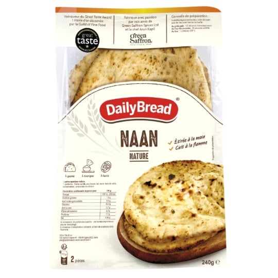 Pain Naan Nature DAILY BREAD