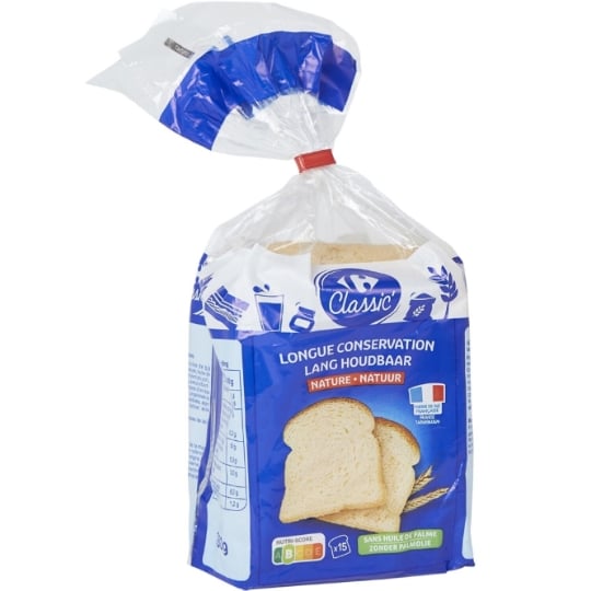 Pain de mie longue conservation nature CARREFOUR CLASSIC'