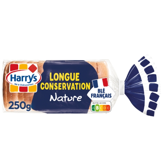 Pain de mie extra moelleux longue conservation nature HARRYS