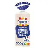 Pain de mie 100% Mie nature tranches épaisses sans croûte sans additifs HARRYS