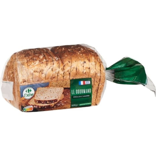 Pain de Mie Céréales et Graines CARREFOUR EXTRA