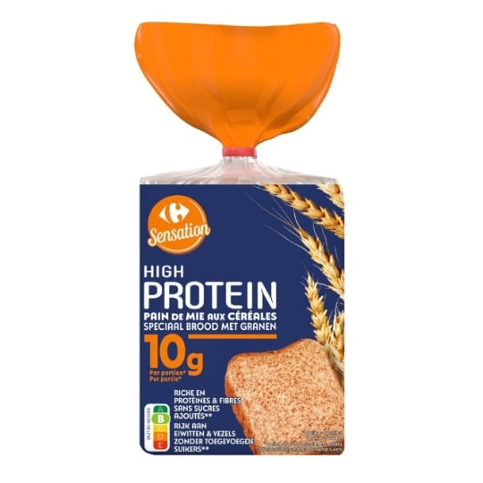 Pain de mie protéiné CARREFOUR SENSATION
