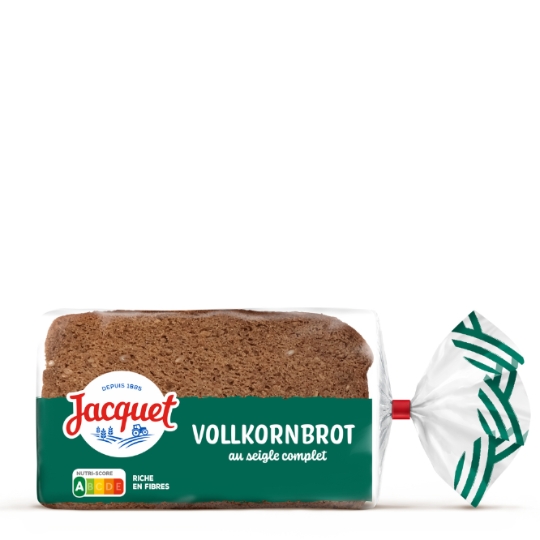 Pain Vollkornbrot Seigle complet Sans sucres ajoutés JACQUET