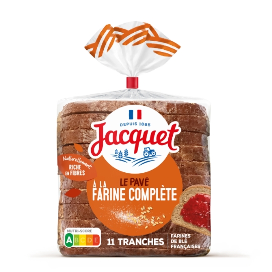 Pain de Table Pavé Farine complète JACQUET