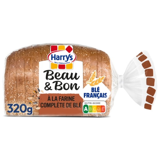 Pain de Mie Complet Beau et Bon HARRYS