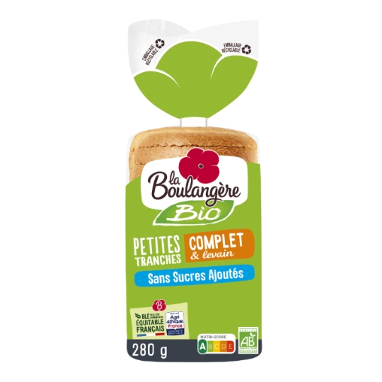 Pain de mie Complet Bio LA BOULANGERE