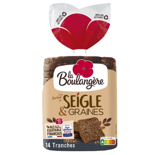 Pain de Seigle et Graines LA BOULANGERE