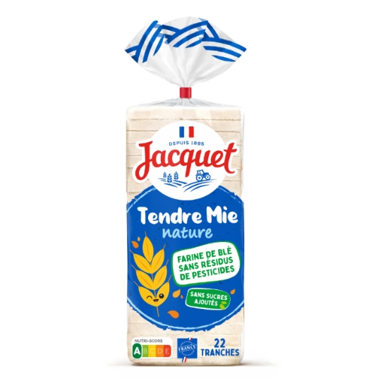 Pain de Mie Sans Croûte Nature Sans sucres ajoutés JACQUET