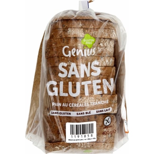 Pain aux Céréales sans Gluten GENIUS