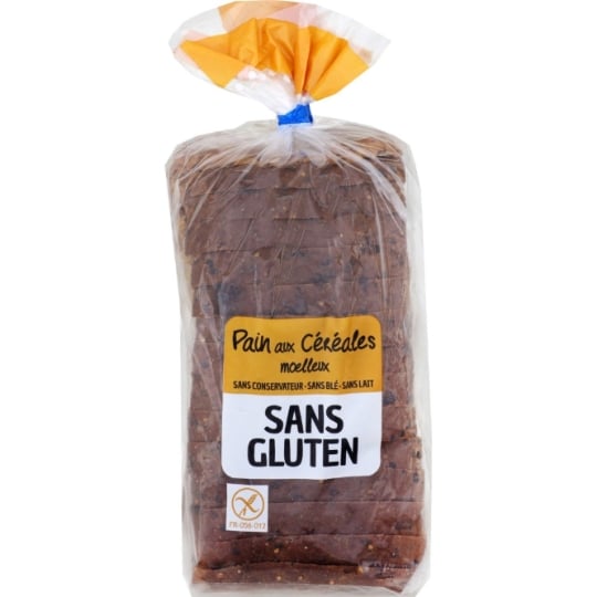 Pain aux Céréales Tranché sans Gluten