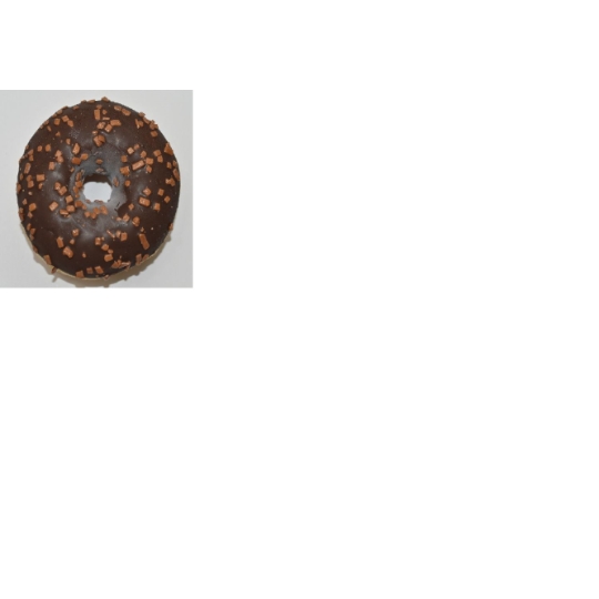 Donuts Glacé au Cacao et Flocon de Chocolat au Lait