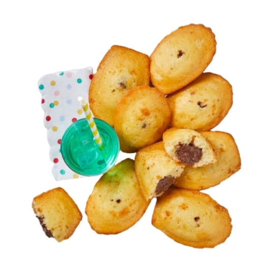 Madeleine chocolat noisette