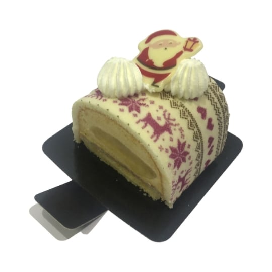 Bûche pomme caramel