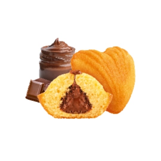 Madeleine  cœur fouré chocolat