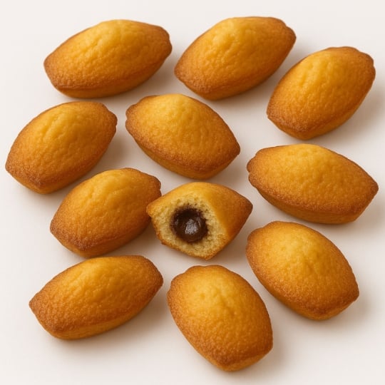 Madeleines saveur chocolat