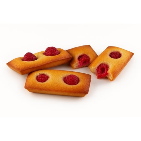 Financiers à la framboise