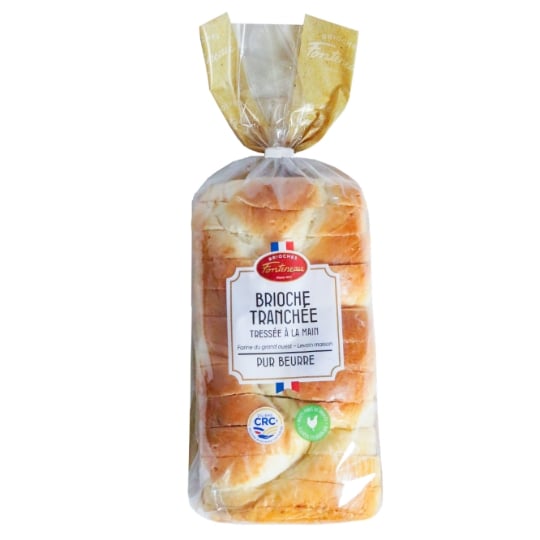 Brioche Tressée Tranchée Pur Beurre BRIOCHES FONTENEAU