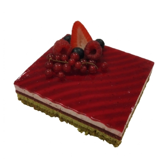 Entremet Fraise et Pistache