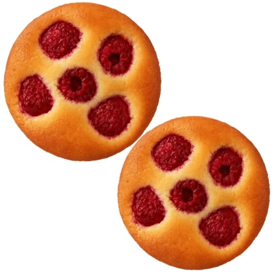 Gâteau Moelleux aux Framboises Individuel