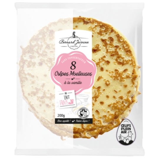 Crêpes saveur vanille